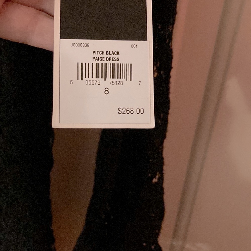 JUICY COUTURE BLACK EYELET PAIGE MIDI DRESS. RET $268. GORGEOUS! NWT. - Picture 3 of 16